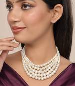 Brass gold-plated necklace