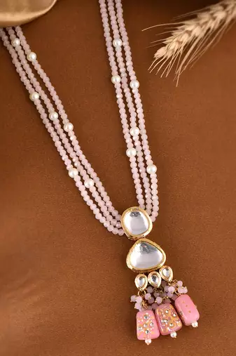 Gold-plated silver layered necklace