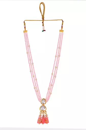 Gold-plated silver layered necklace