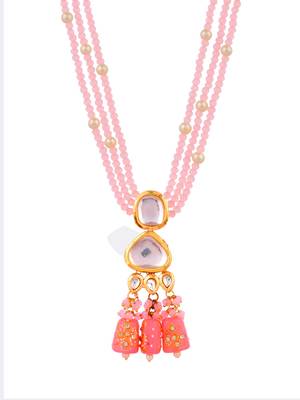 Gold-plated silver layered necklace 4