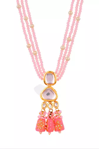 Gold-plated silver layered necklace
