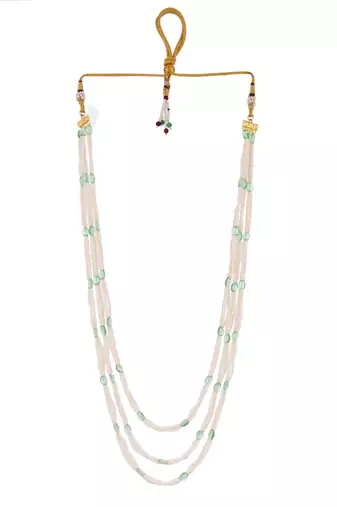 Gold-plated layered necklace