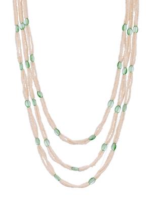 Gold-plated layered necklace 4