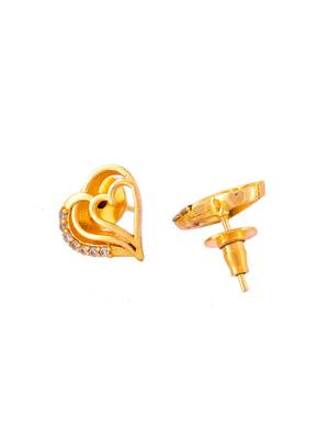 Gold-plated stone studded jewellery set 3