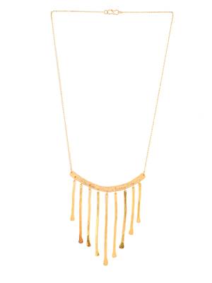 Gold-plated statement necklace 4