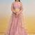Elegant Pink Net Lehenga with Intricate Thread & Sequin Work