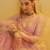 Elegant Pink Net Lehenga with Intricate Thread & Sequin Work