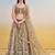 IVORY COLOR NET FABRIC LEHENGA WITH SEQUINS AND THREAD EMBROIDERY WORK
