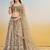 IVORY COLOR NET FABRIC LEHENGA WITH SEQUINS AND THREAD EMBROIDERY WORK