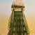 Mehendi Green Net Lehenga with Sequin & Thread Embroidery Work