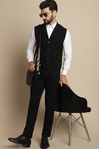 Waistcoat with notched lapel