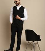 Mandarin collar waistcoat