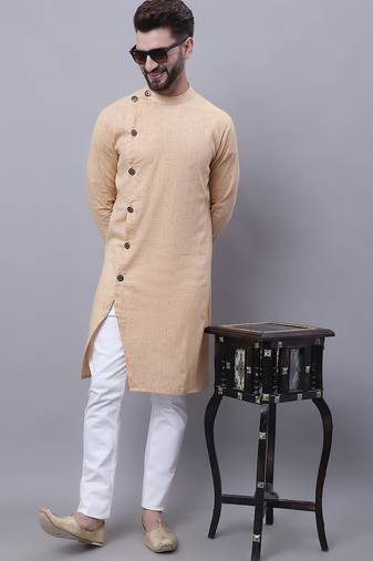 Sherwani kurta with asymetrical cut