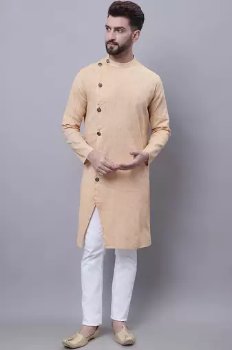 Sherwani kurta with asymetrical cut