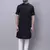 Pure cotton short sleeves kurta with band collar
