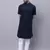 Pure cotton short sleeves kurta with band collar