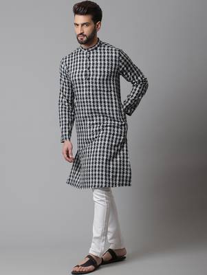 Sherwani kurta with asymetrical cut 4