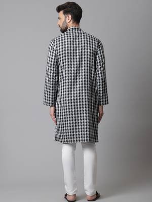 Sherwani kurta with asymetrical cut 5