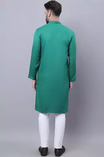 Kurta with band collar