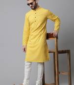Sherwani kurta with asymetrical cut