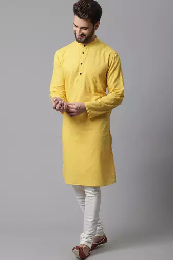 Sherwani kurta with asymetrical cut