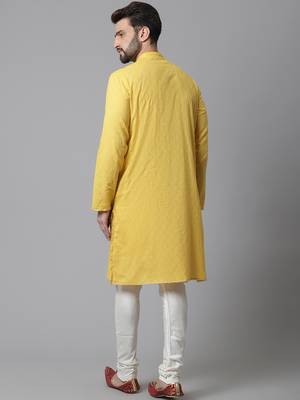 Sherwani kurta with asymetrical cut 5