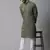Pure cotton kurta with band collar