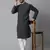 Pure cotton kurta with band collar