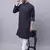 Pure cotton kurta with band collar