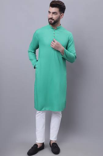 Kurta with band collar