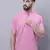 Pure cotton short kurta with band collar