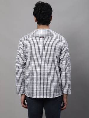 Pure cotton open neck kurta 4