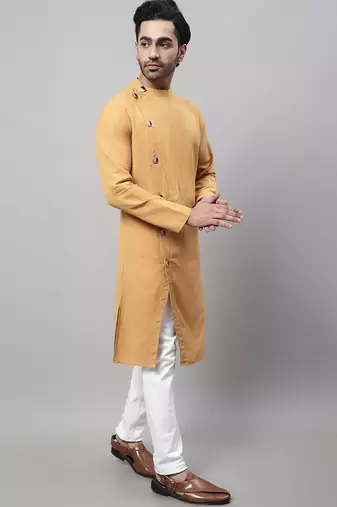 kurta with asymmetrical cut