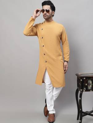 kurta with asymmetrical cut 5