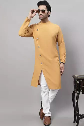 kurta with asymmetrical cut