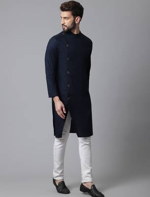 kurta with asymmetrical cut 4