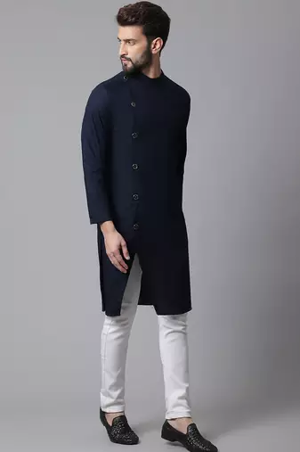 kurta with asymmetrical cut