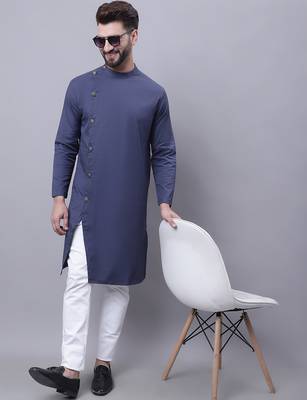 kurta with asymmetrical cut 1