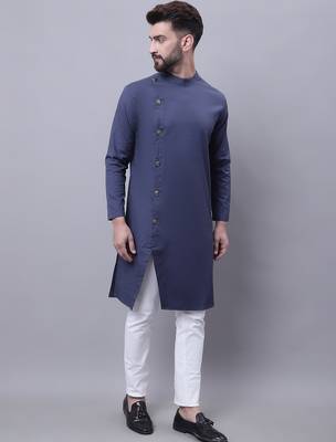 kurta with asymmetrical cut 4