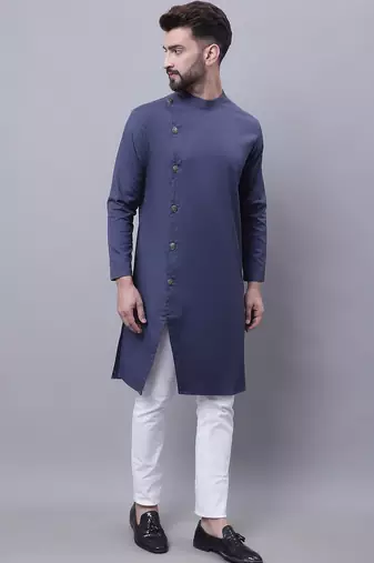 kurta with asymmetrical cut