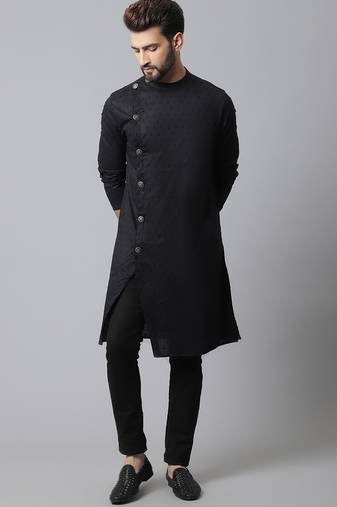 kurta with asymmetrical cut