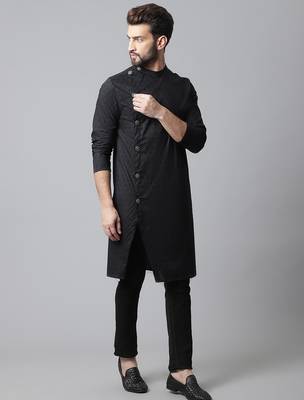 kurta with asymmetrical cut 4