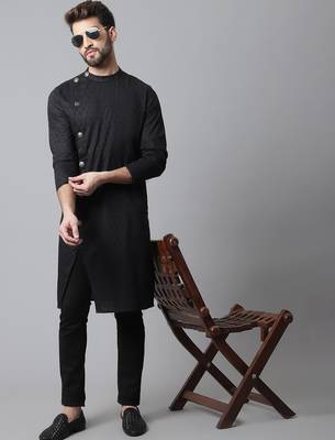 kurta with asymmetrical cut 5