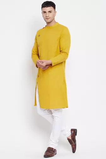 kurta with asymmetrical cut