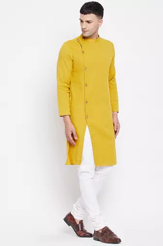 kurta with asymmetrical cut