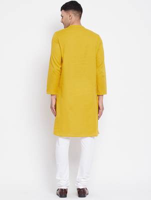 kurta with asymmetrical cut 4