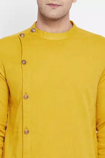 kurta with asymmetrical cut