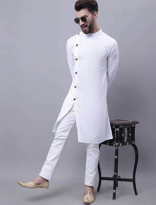 kurta with asymmetrical cut 1