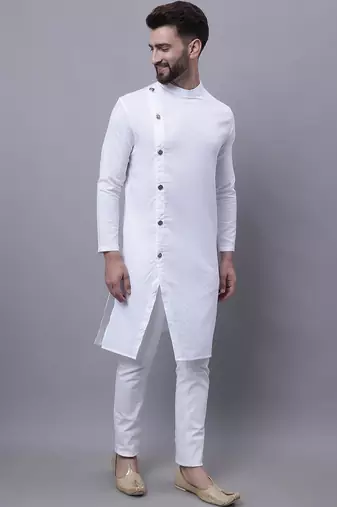 kurta with asymmetrical cut