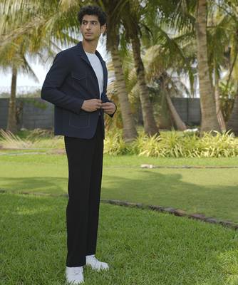 Black plain lycra jacket & pant set 3